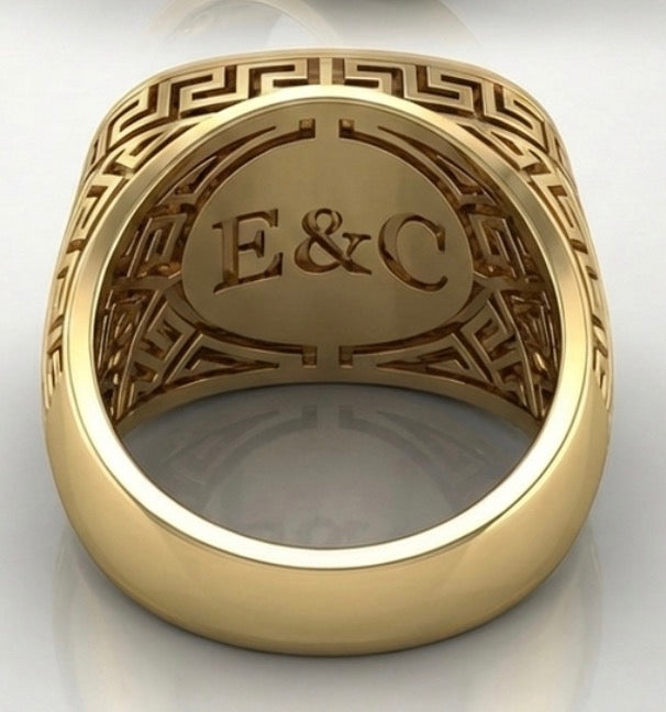 Empire & Co. 1.2ct Maisonette-Style 9K Gold Ring – Bold, Handcrafted