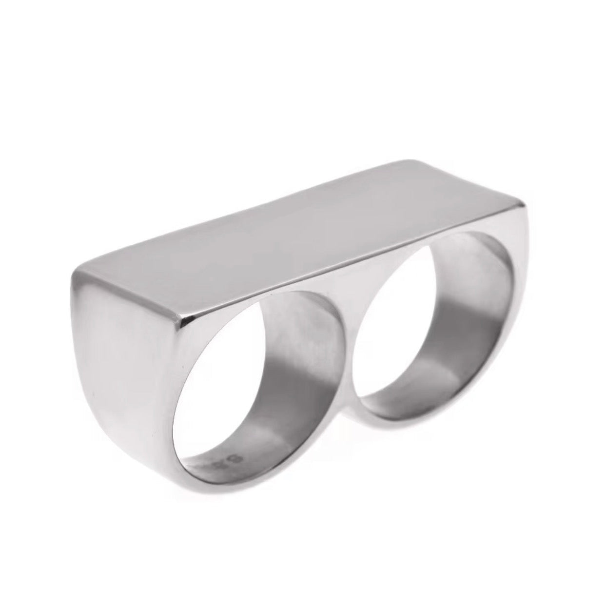 Empire & Co Two-Finger Statement Ring (PVD Silver & Gold) ⚜️